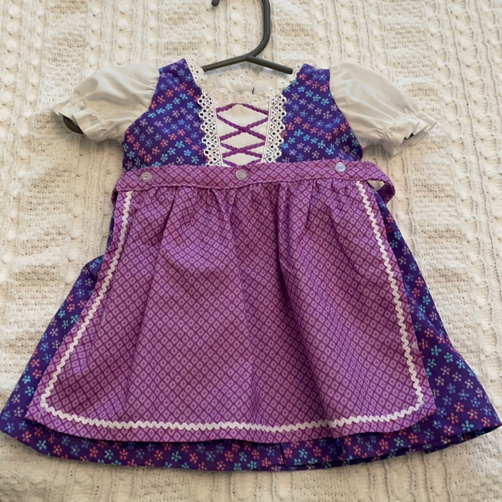 Handmade Oktoberfest dress for baby girl